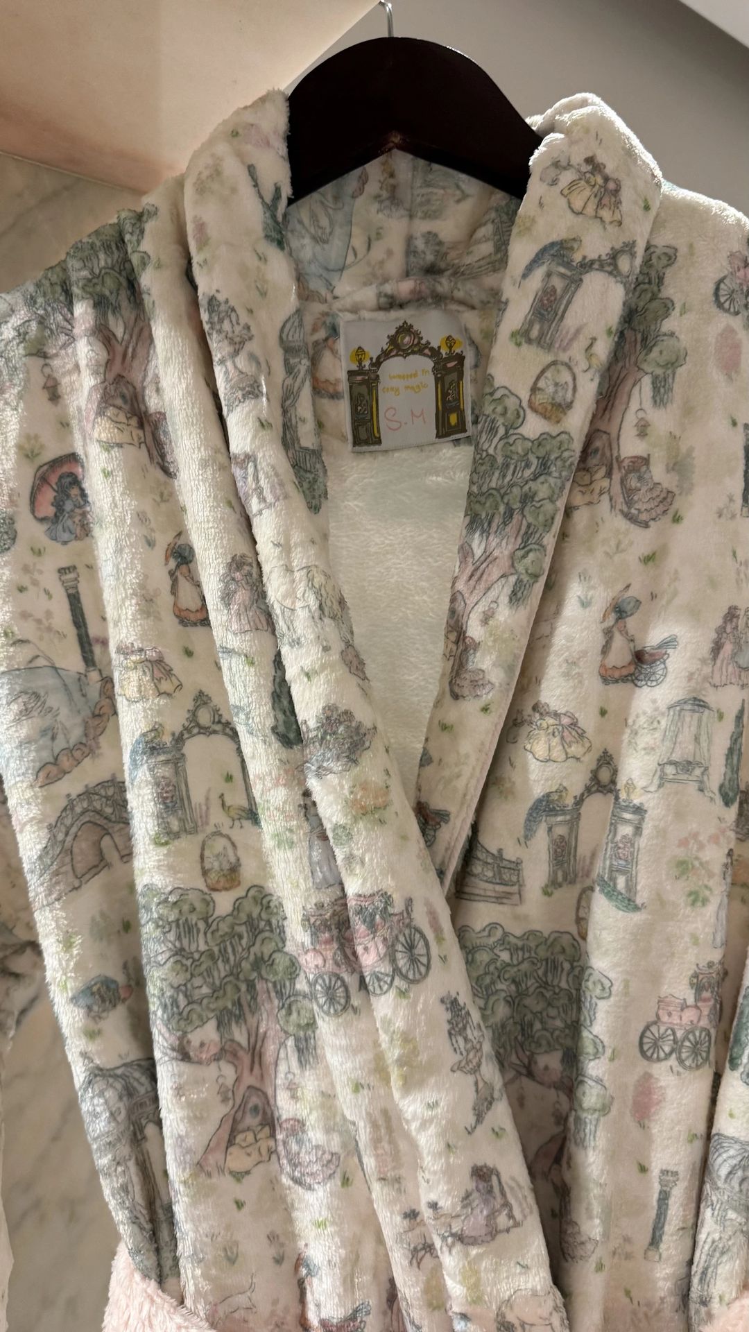 Castle garden fluffy robe⛲️🌳 - 3