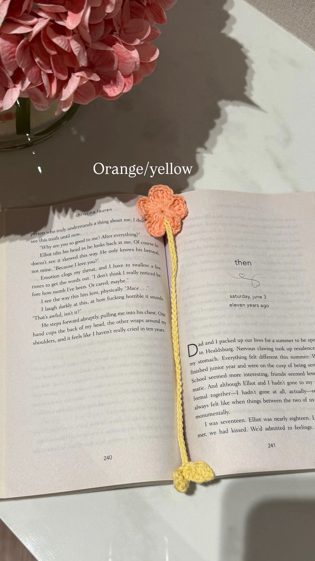 Flower book mark - 2