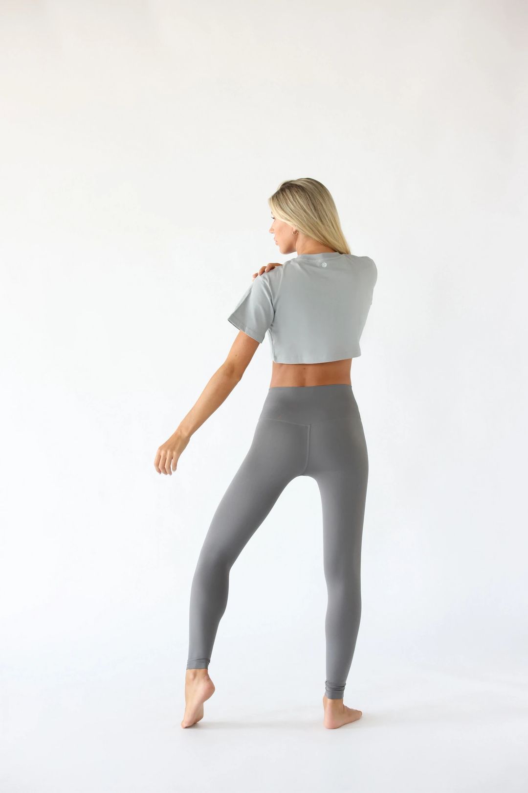 Crop T-shirt grey - 5