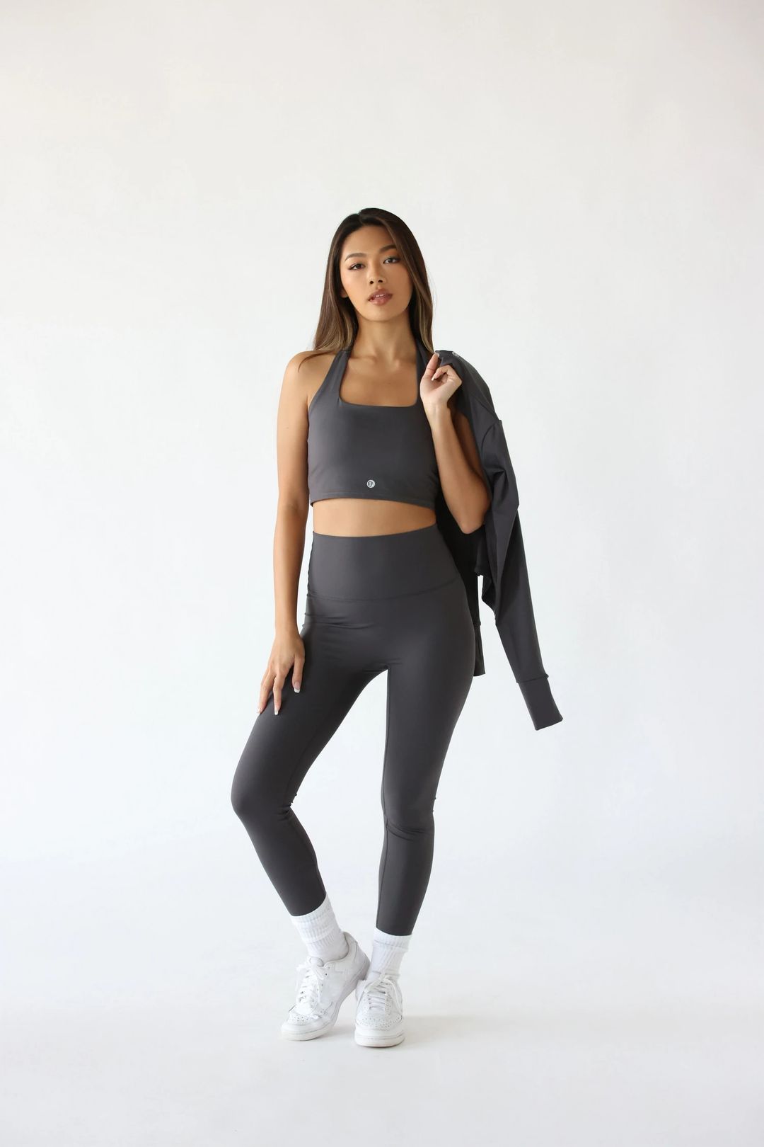 Paris long sleeve set grey - 2