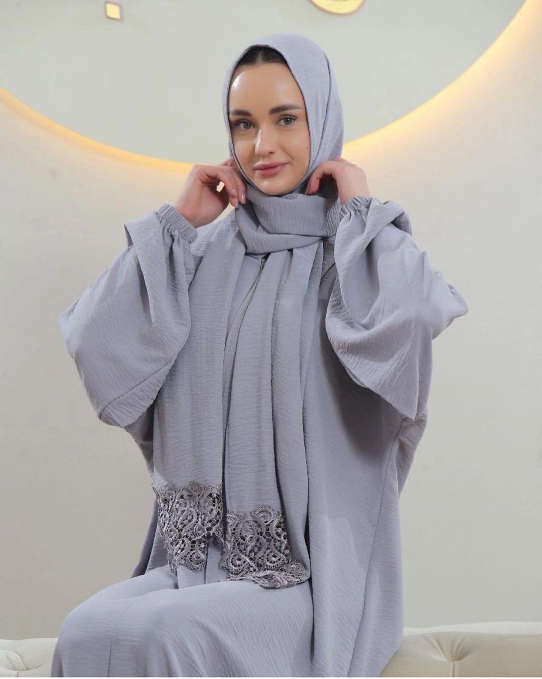 عباءة صلاة كم مطاطي - 4