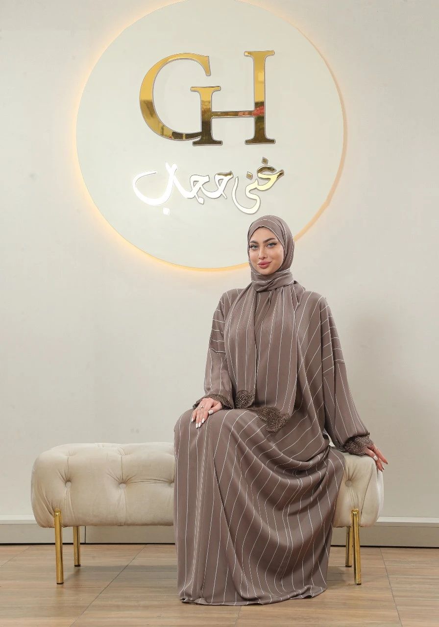 عباءة  صلاة الفرسان مقلم - 8