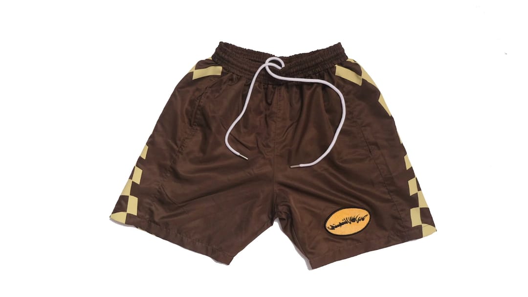 CHECKERS CARPET LOGO SHORTS - 1