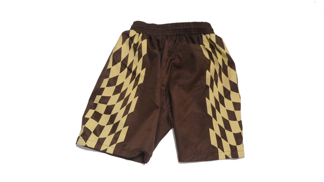 CHECKERS CARPET LOGO SHORTS - 2