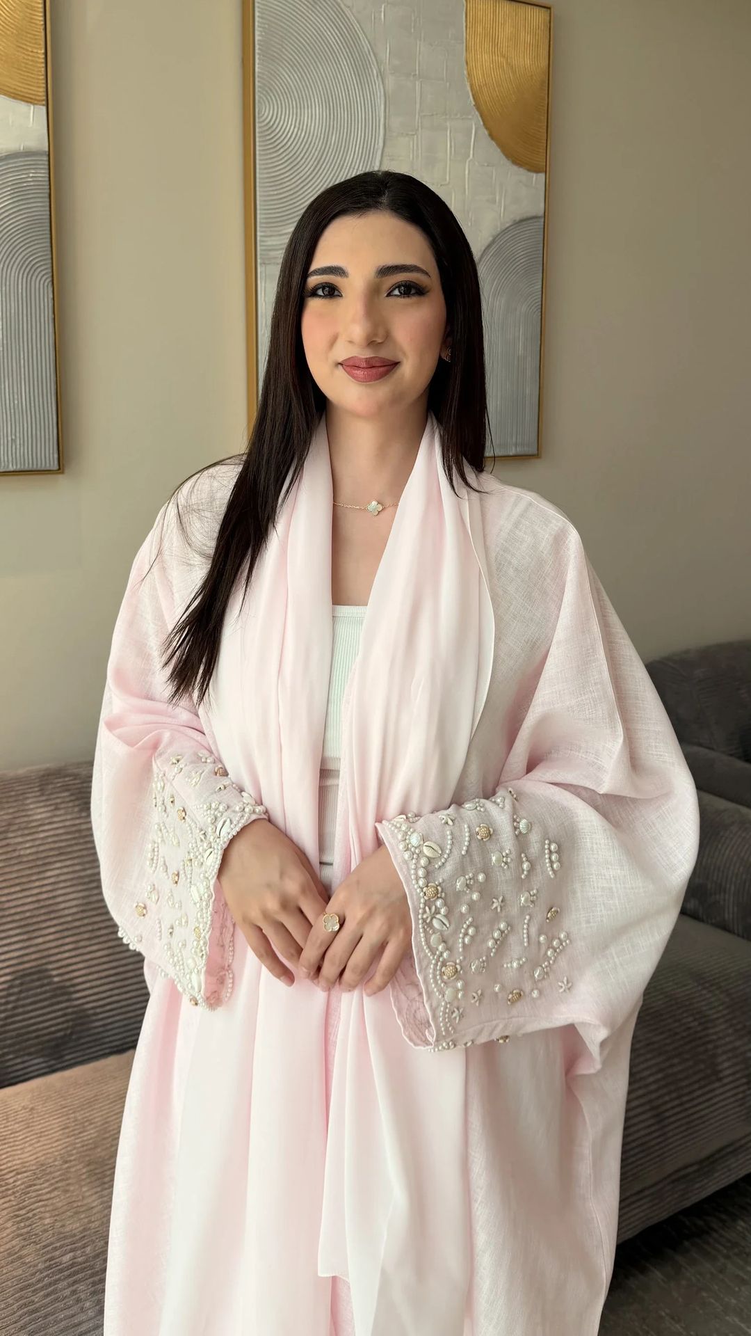 Seashell Abaya - 9