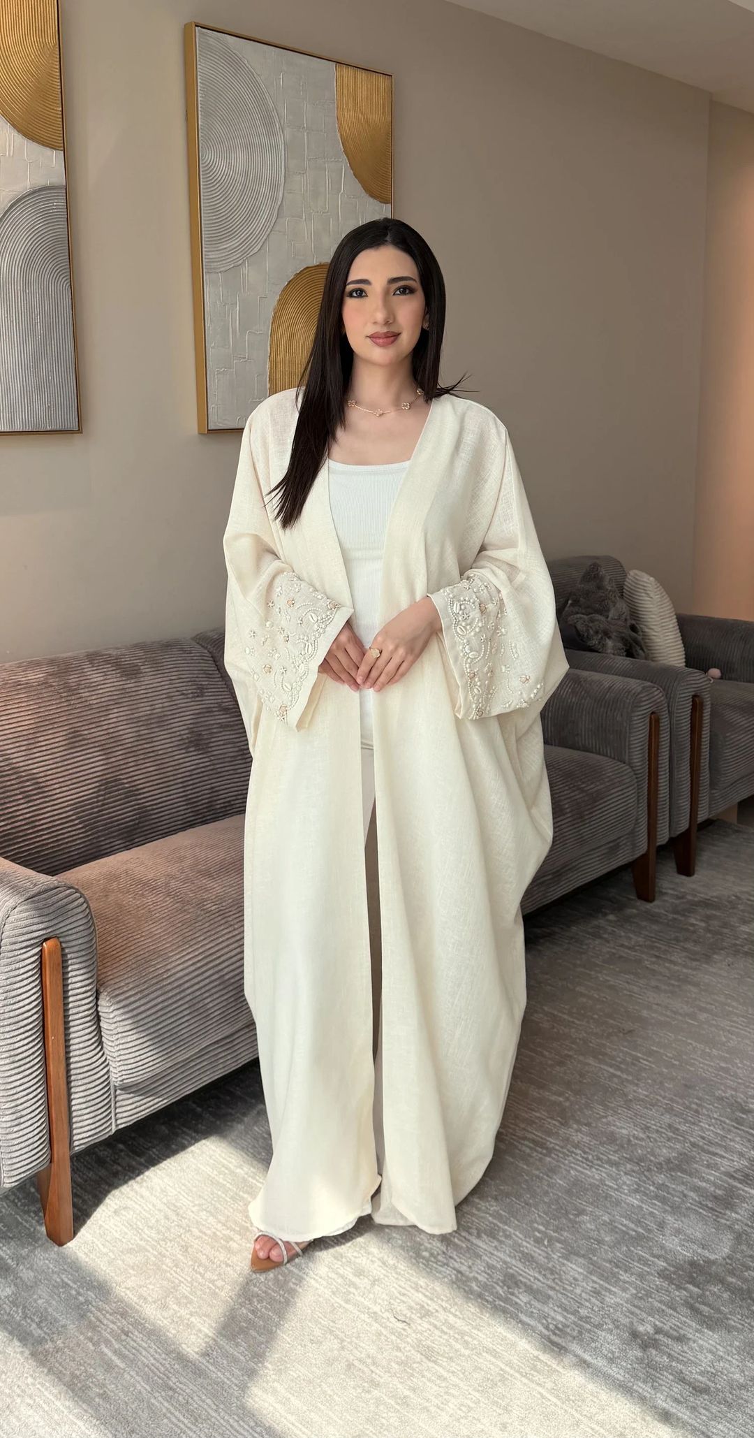 Seashell Abaya - 4