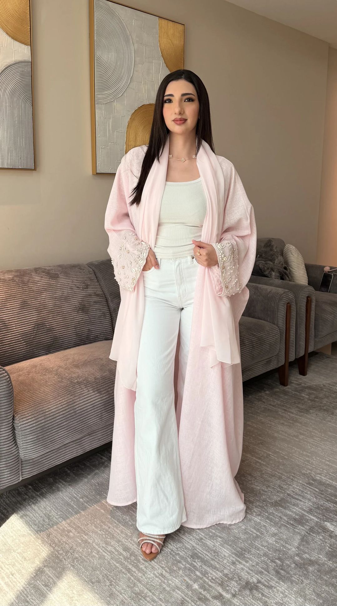 Seashell Abaya - 8