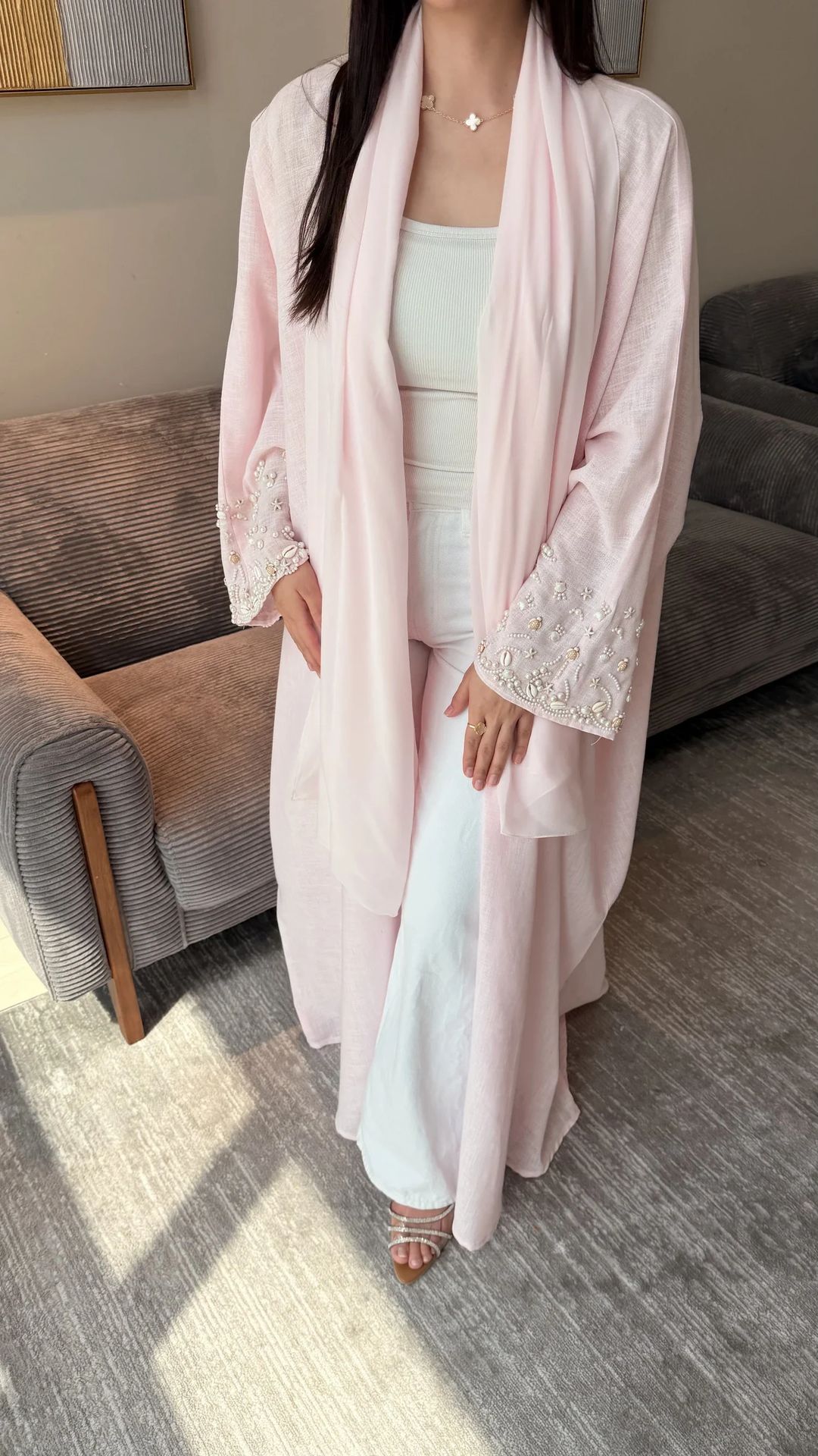 Seashell Abaya - 7