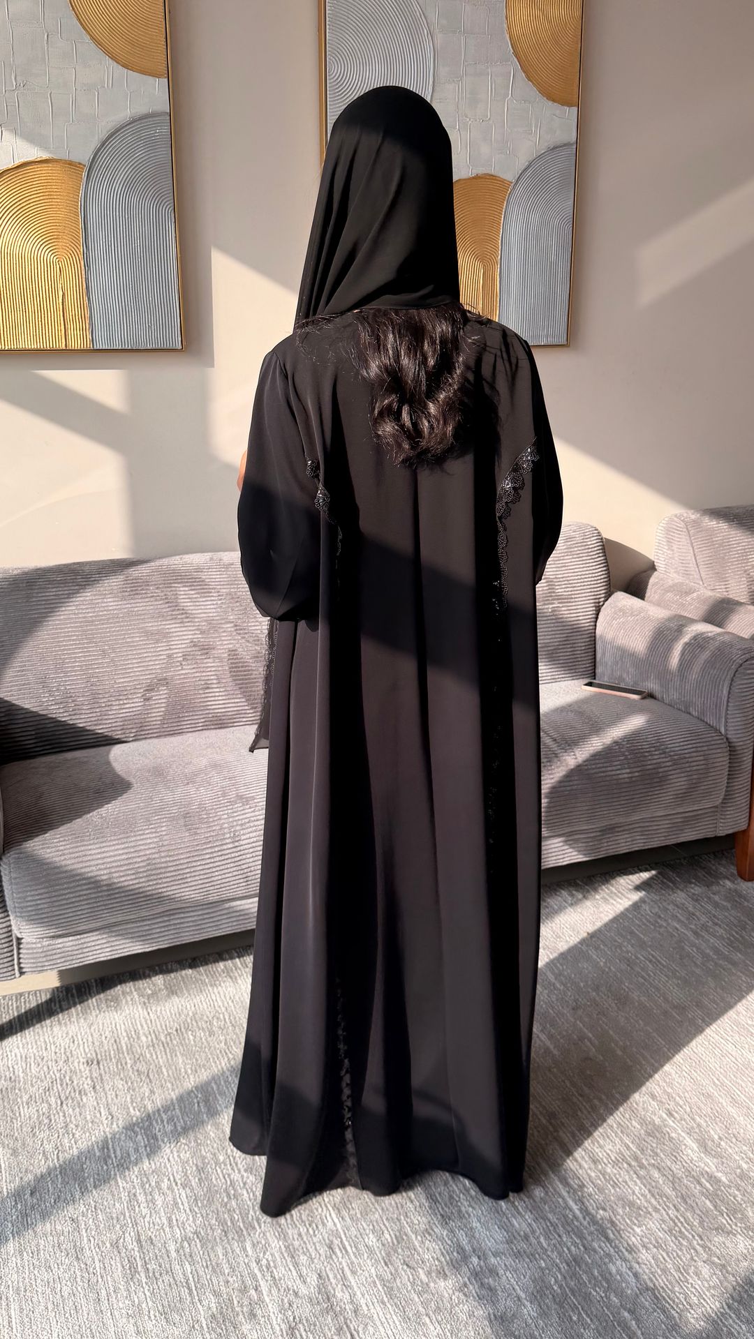 Ibtihal  Abaya black - 2
