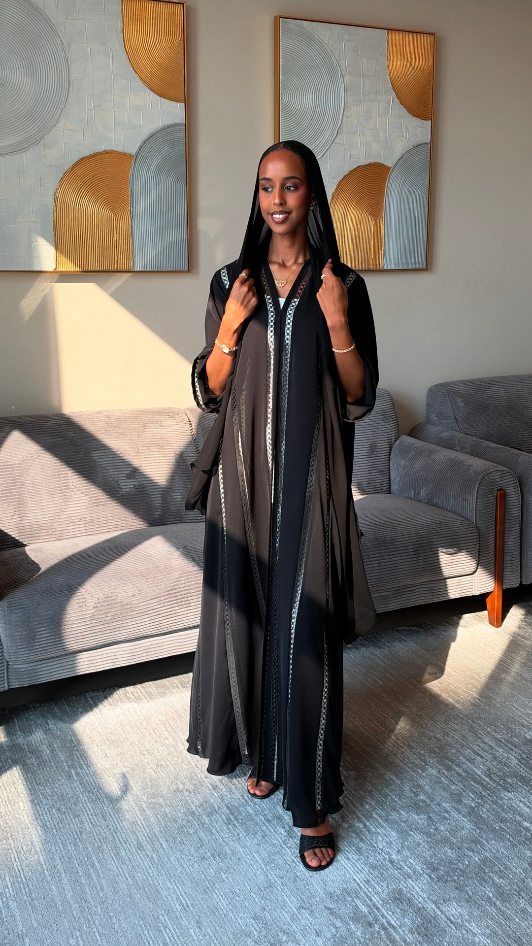 nurhan abaya black - 2
