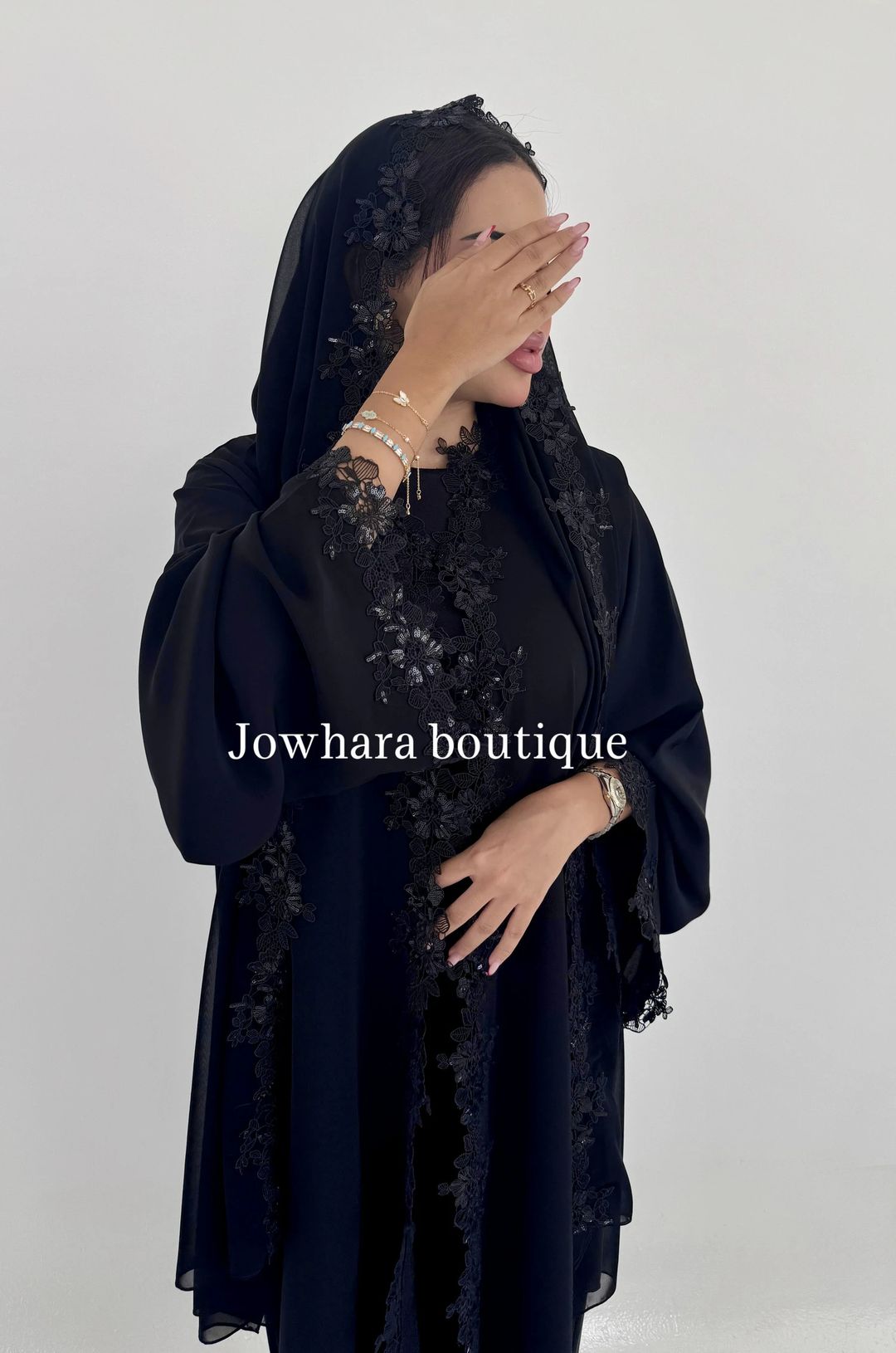 Merna abaya black - 1