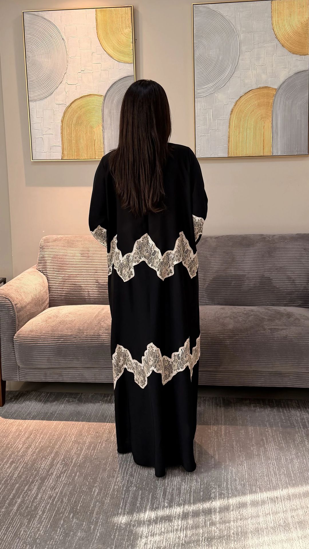 Nila Abaya Black - 4