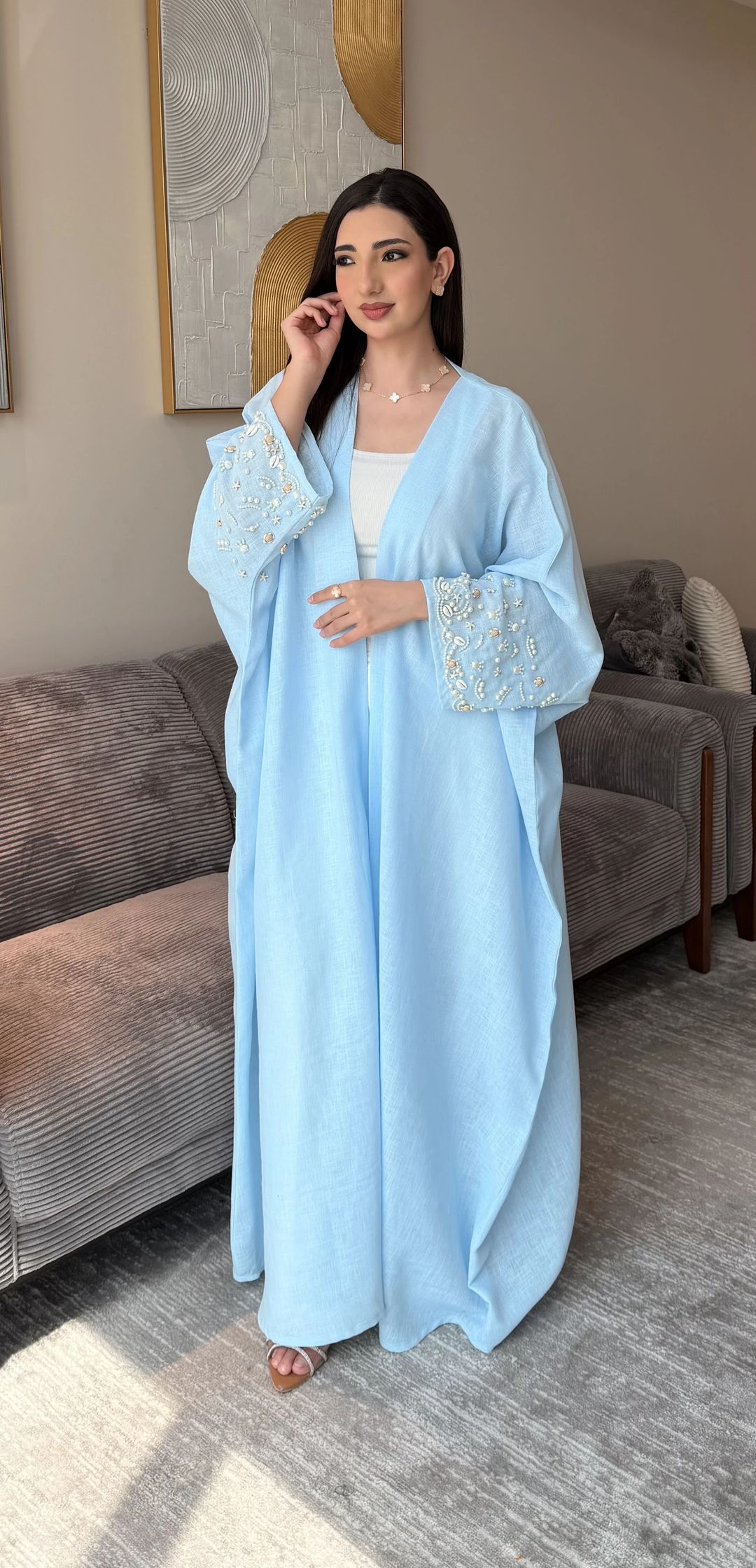 Seashell Abaya - 3