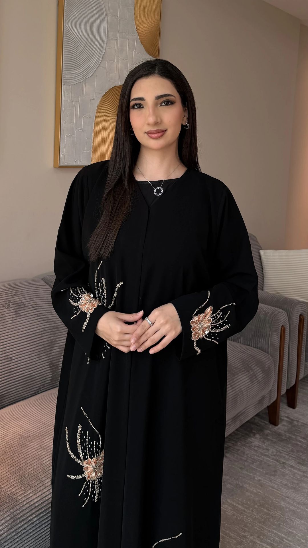 Nayama  Abaya Black - 1