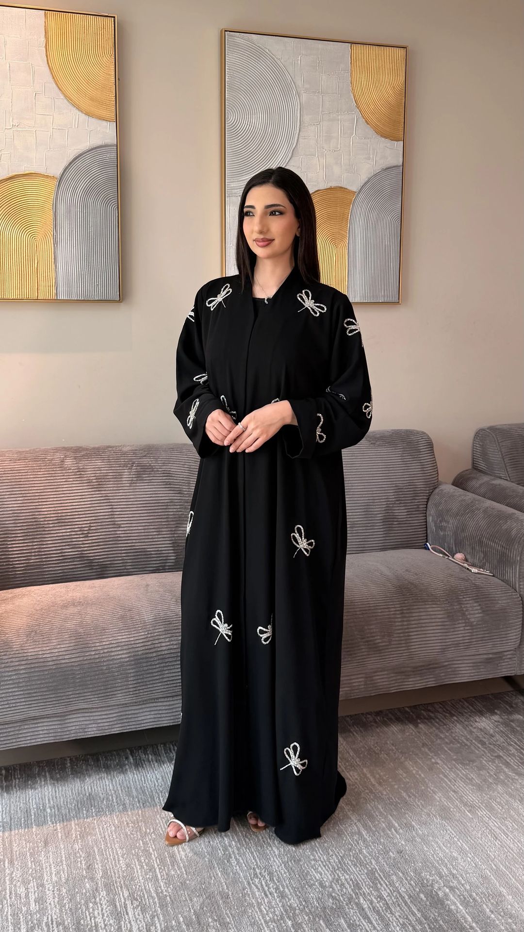 Fahima  Abaya Black - 2