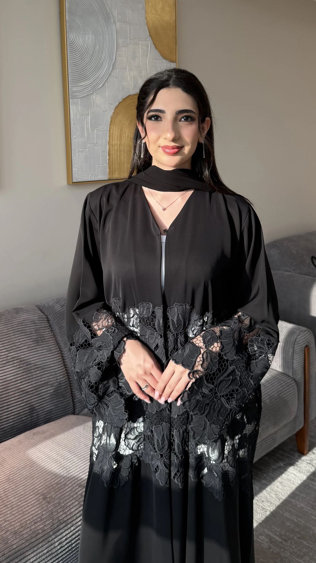 Nasma abaya Black - 1