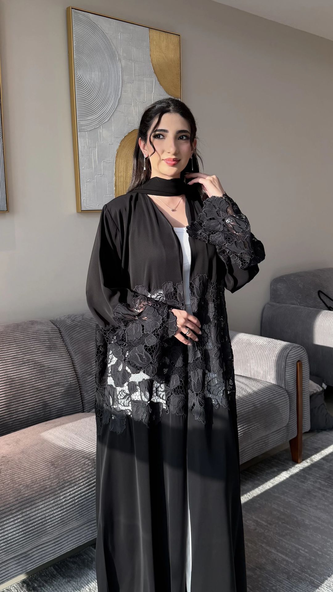 Nasma abaya Black - 2