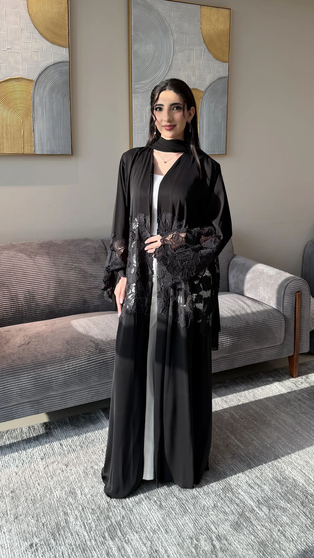 Nasma abaya Black - 3