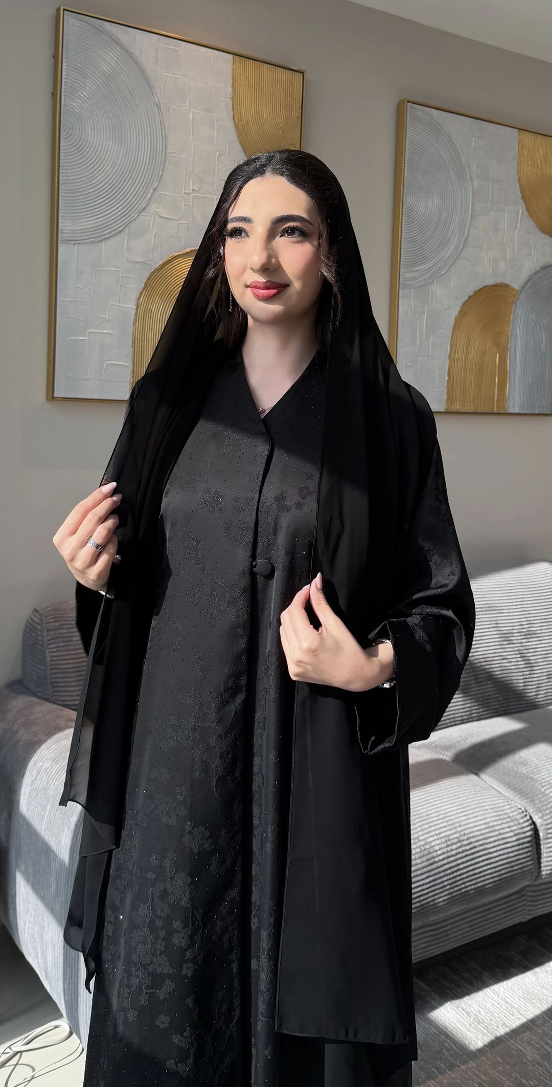 Nila Black Abaya - 1