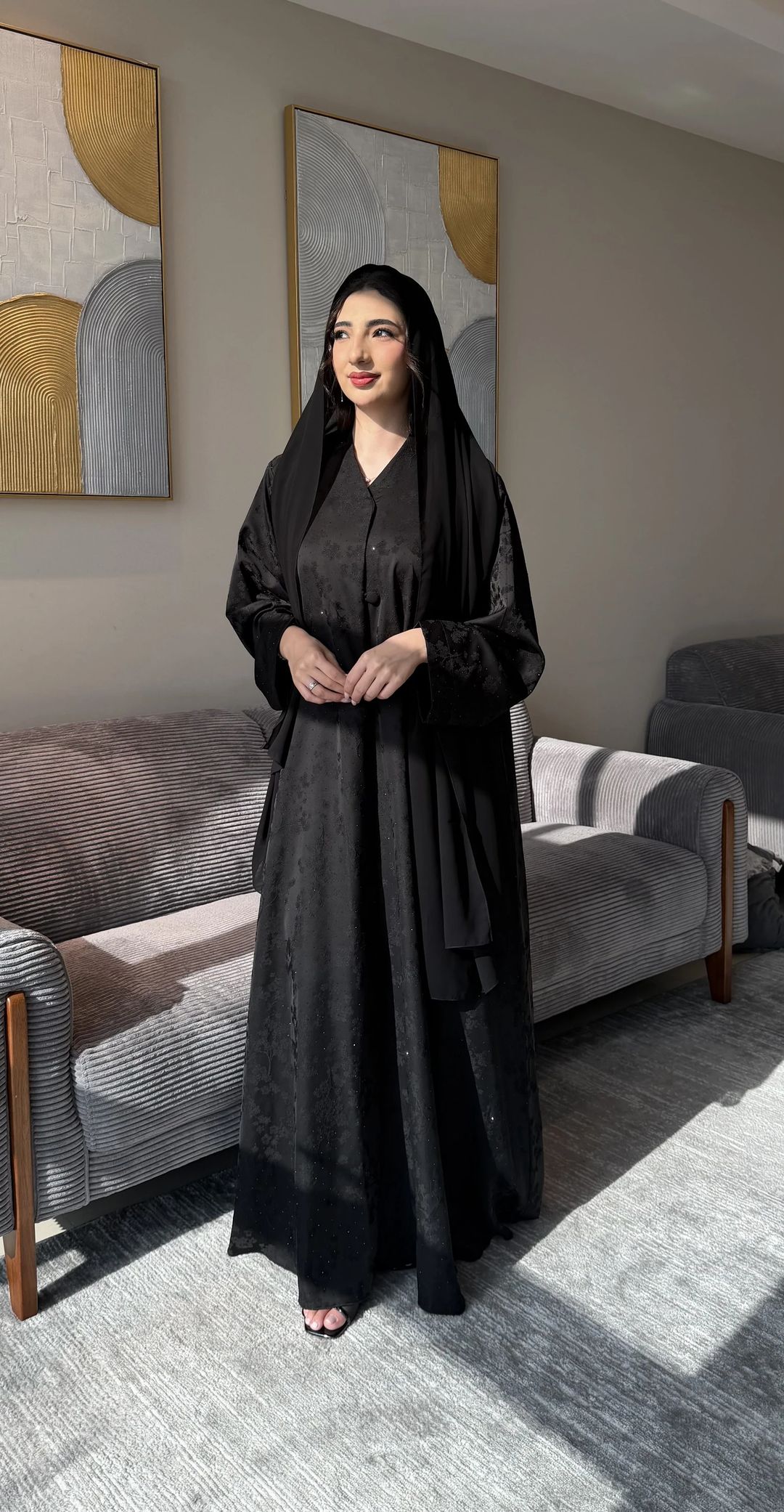 Nila Black Abaya - 2