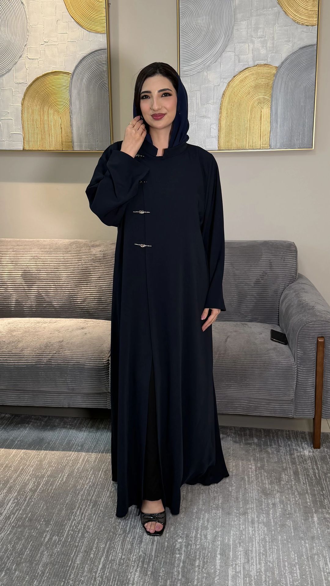 Jory abaya Navy blue - 2