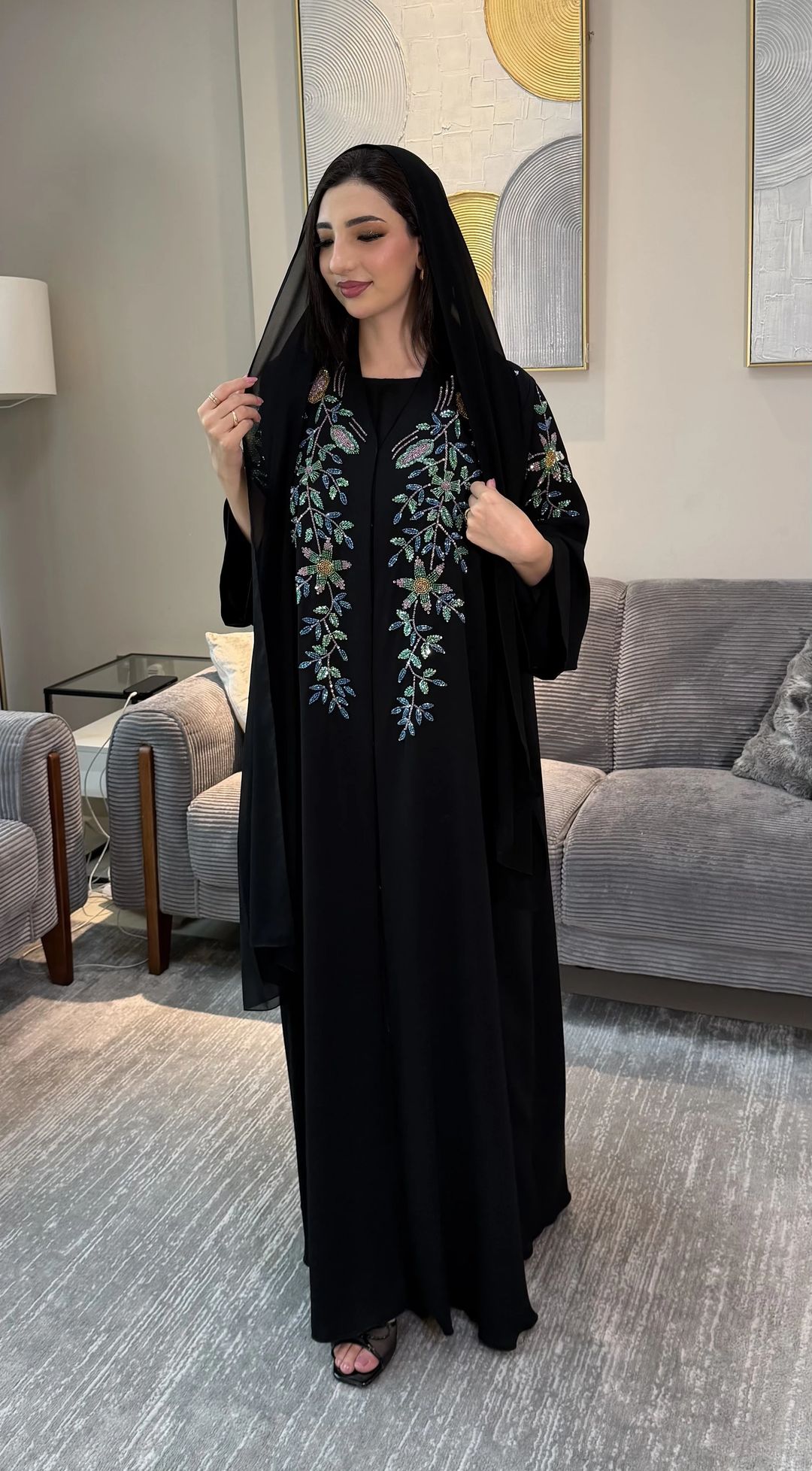 Ahlan abaya black - 3