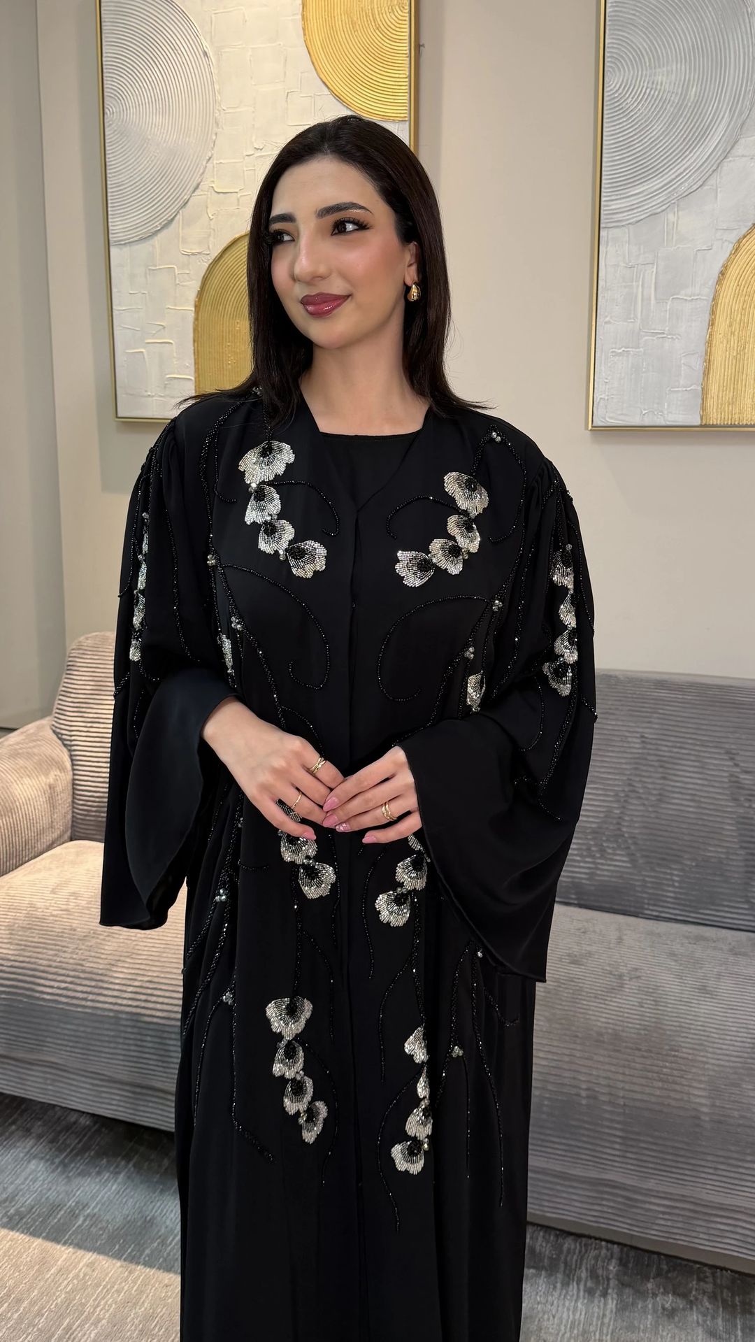 Amran  abaya black - 1