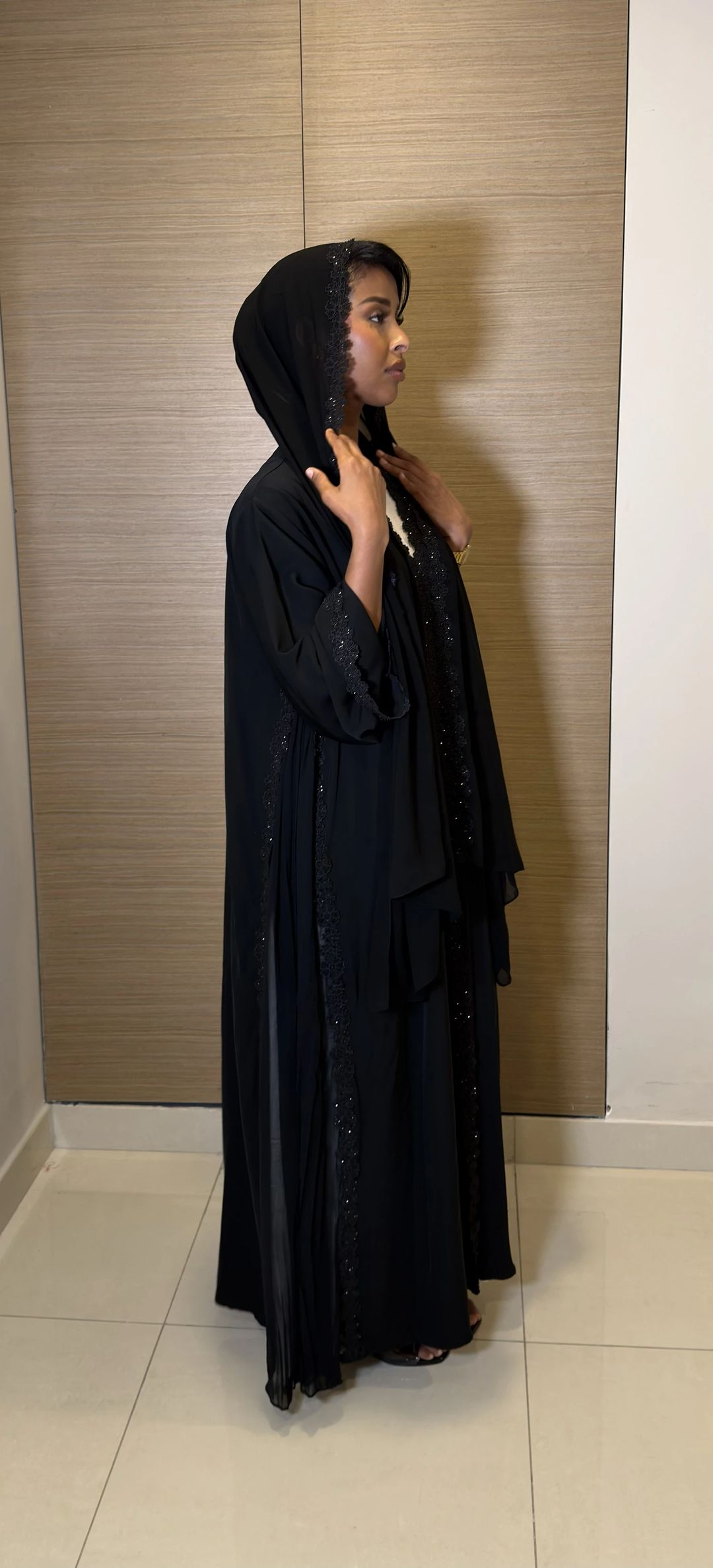 Amora black Abaya - 3