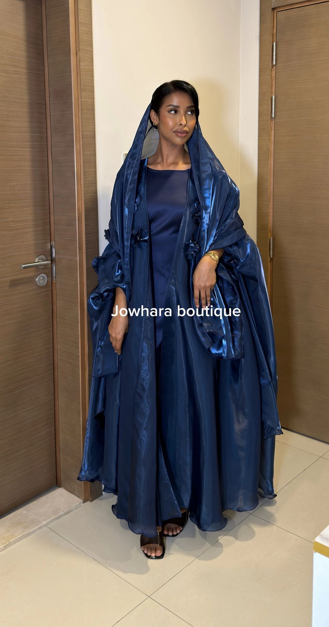 Ubax Abaya Navy Blue - 2