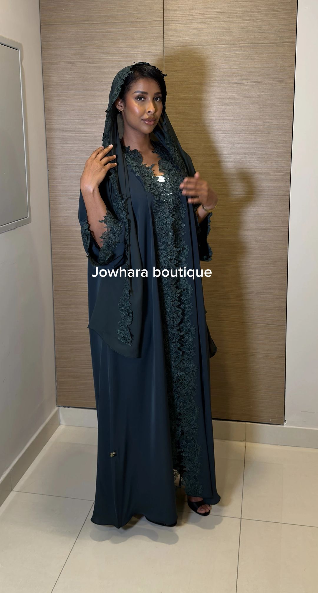 Miral abaya green - 2
