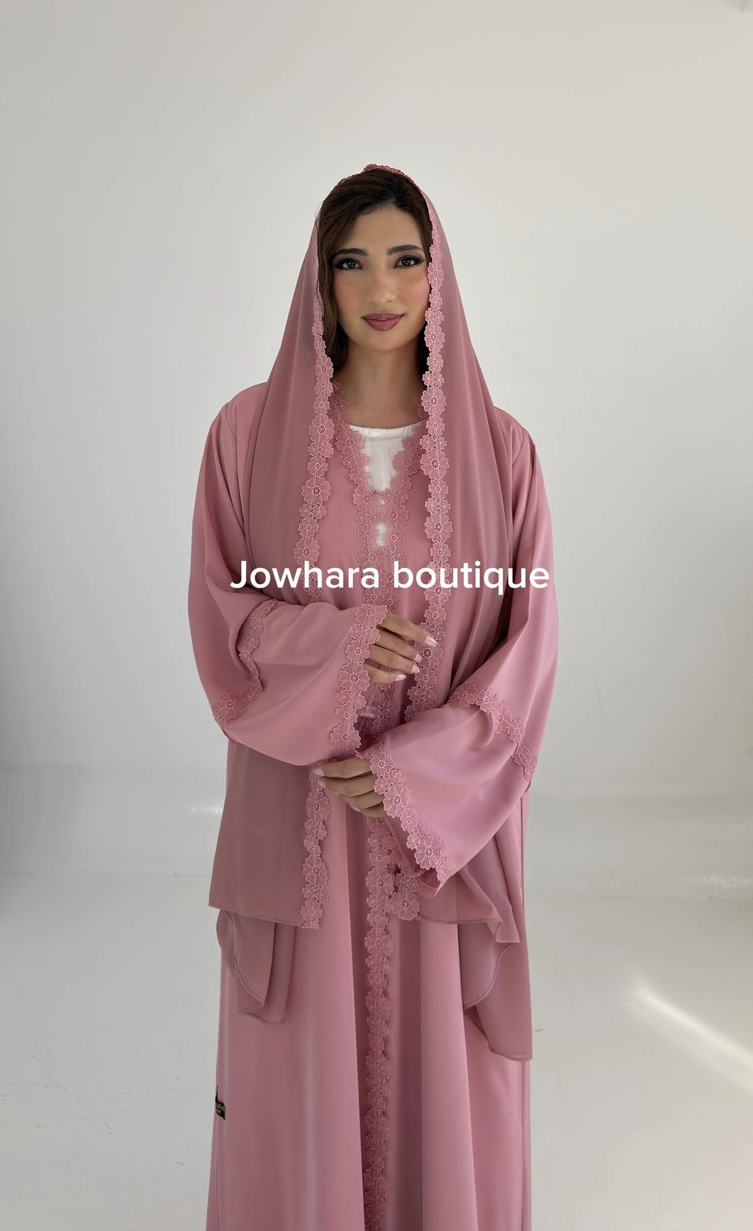 Alfan Abaya Pink - 1