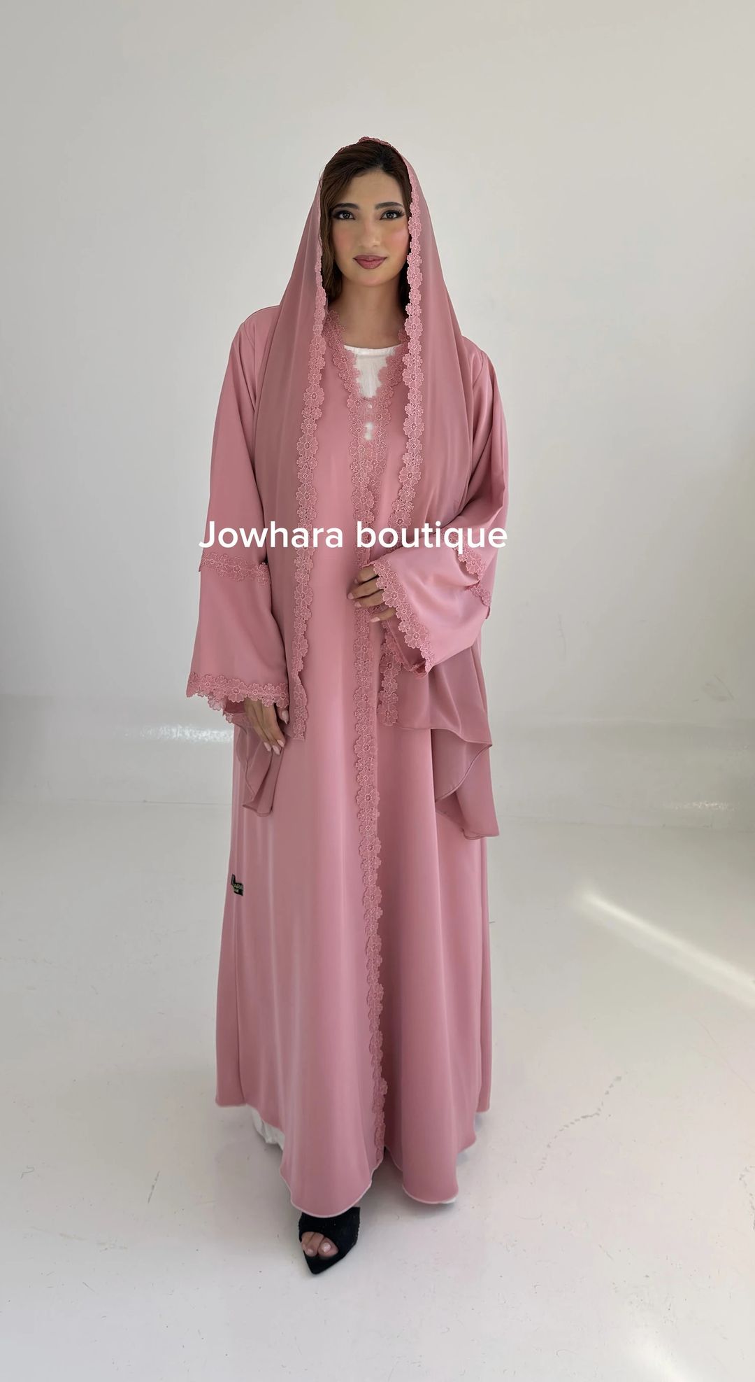 Alfan Abaya Pink - 2