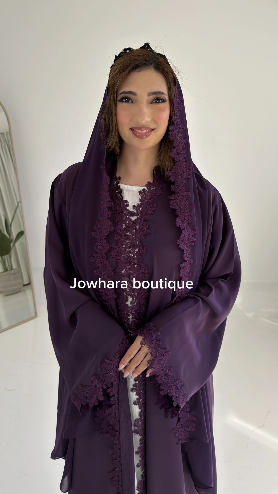Ayra Abaya Purple - 1