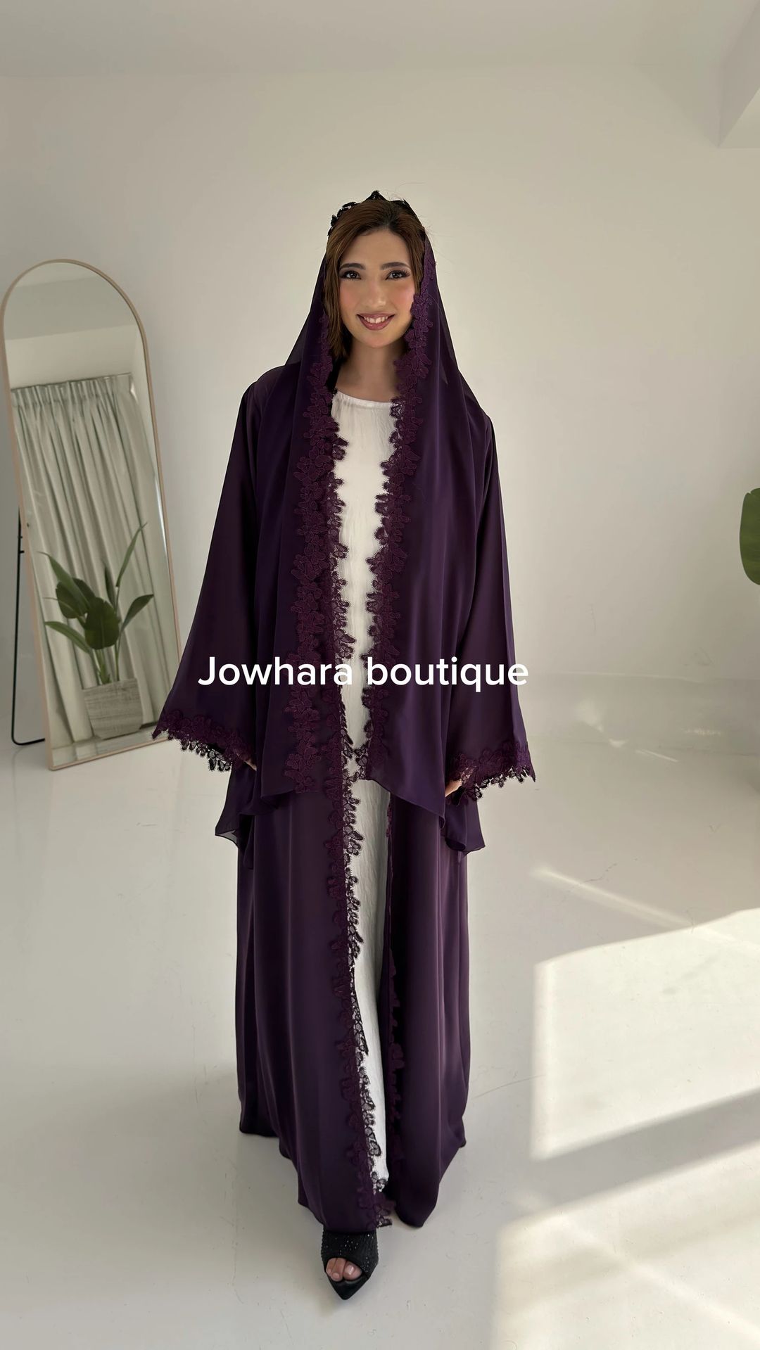 Ayra Abaya Purple - 2