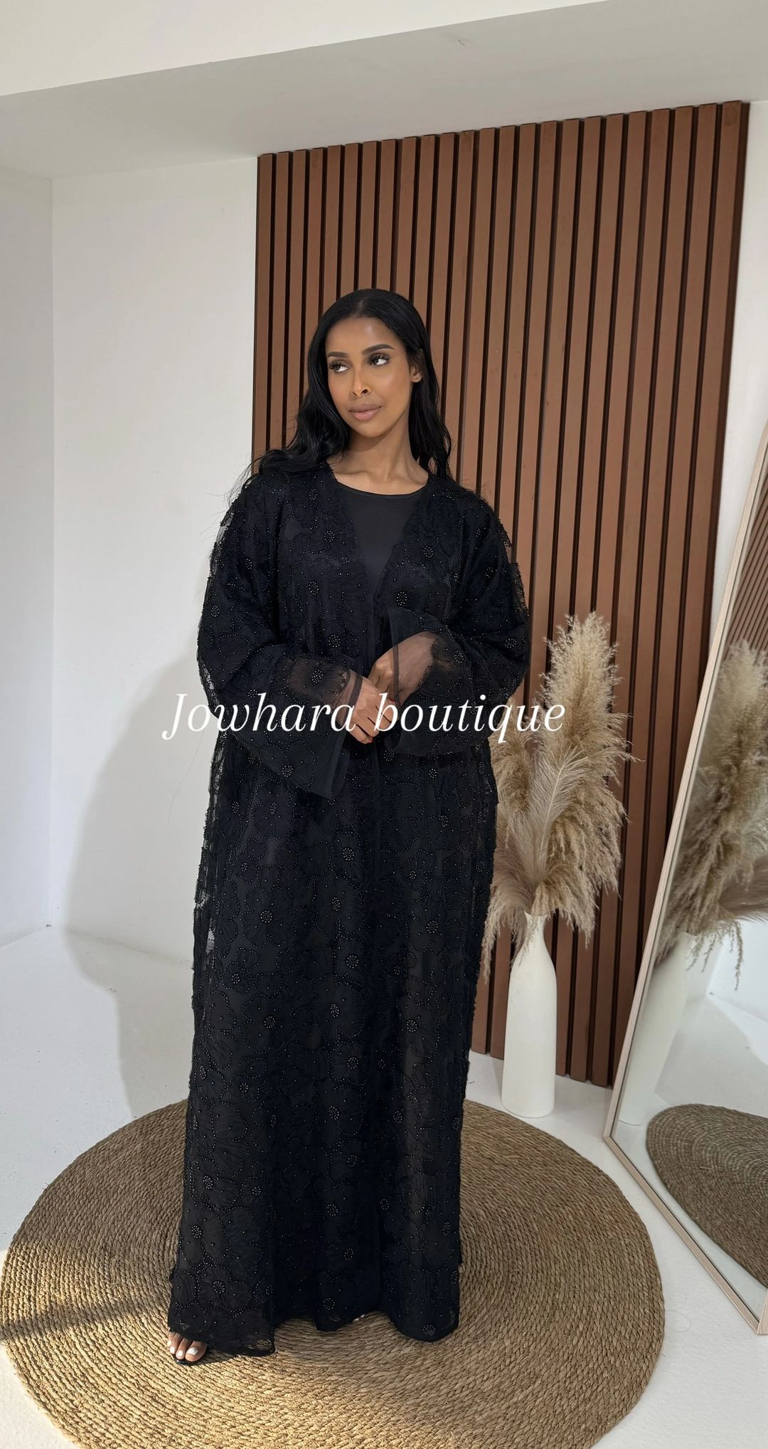 Ameera black Abaya - 2