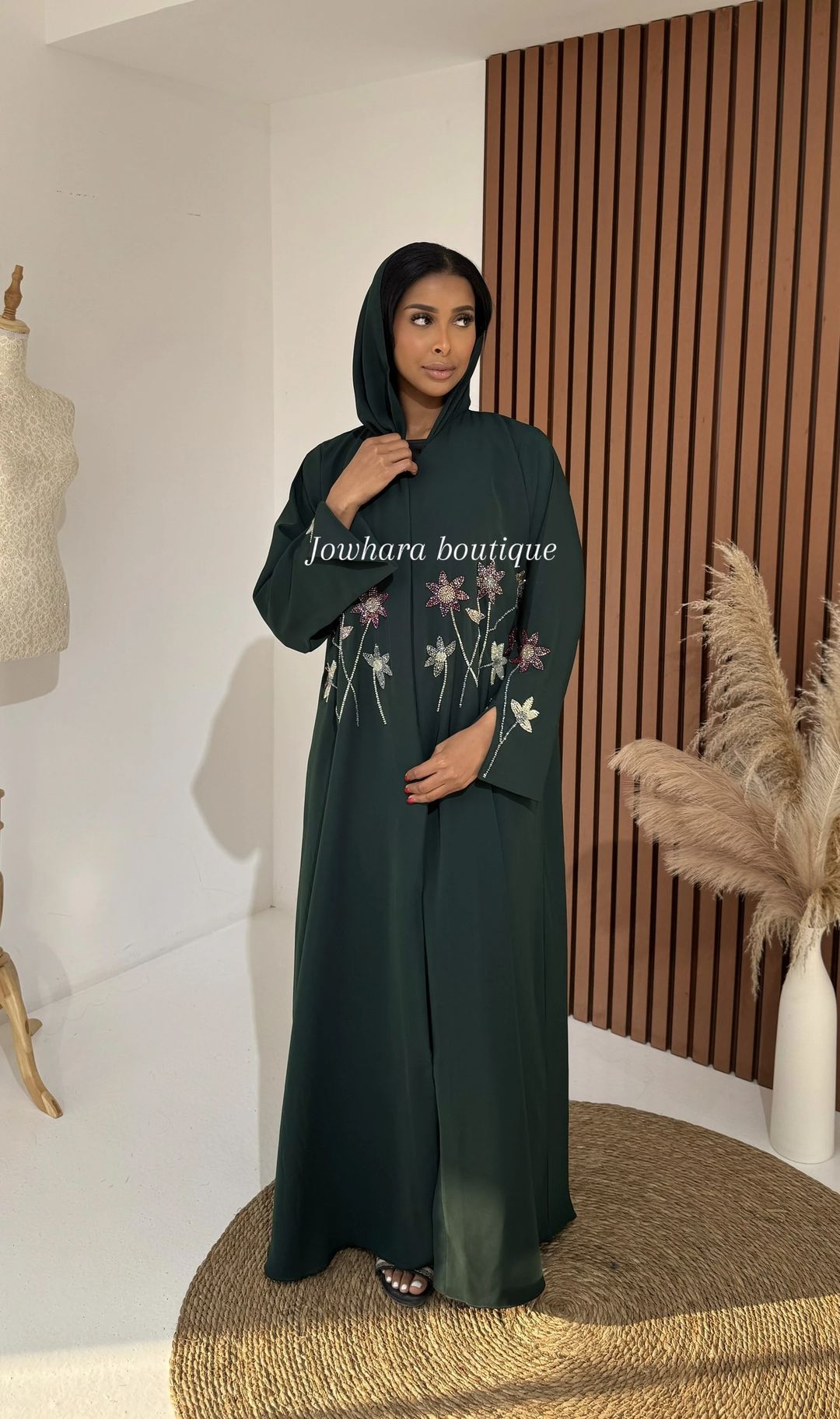 Bayan Abaya Green - 3