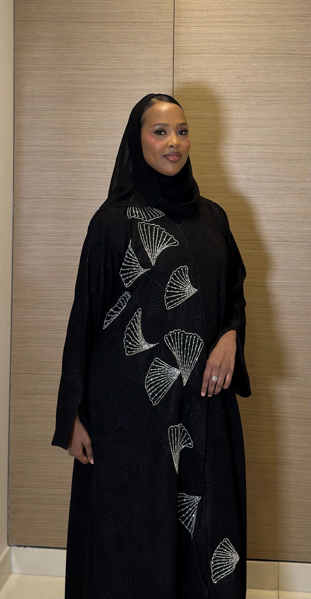 Eman  black Abaya - 1