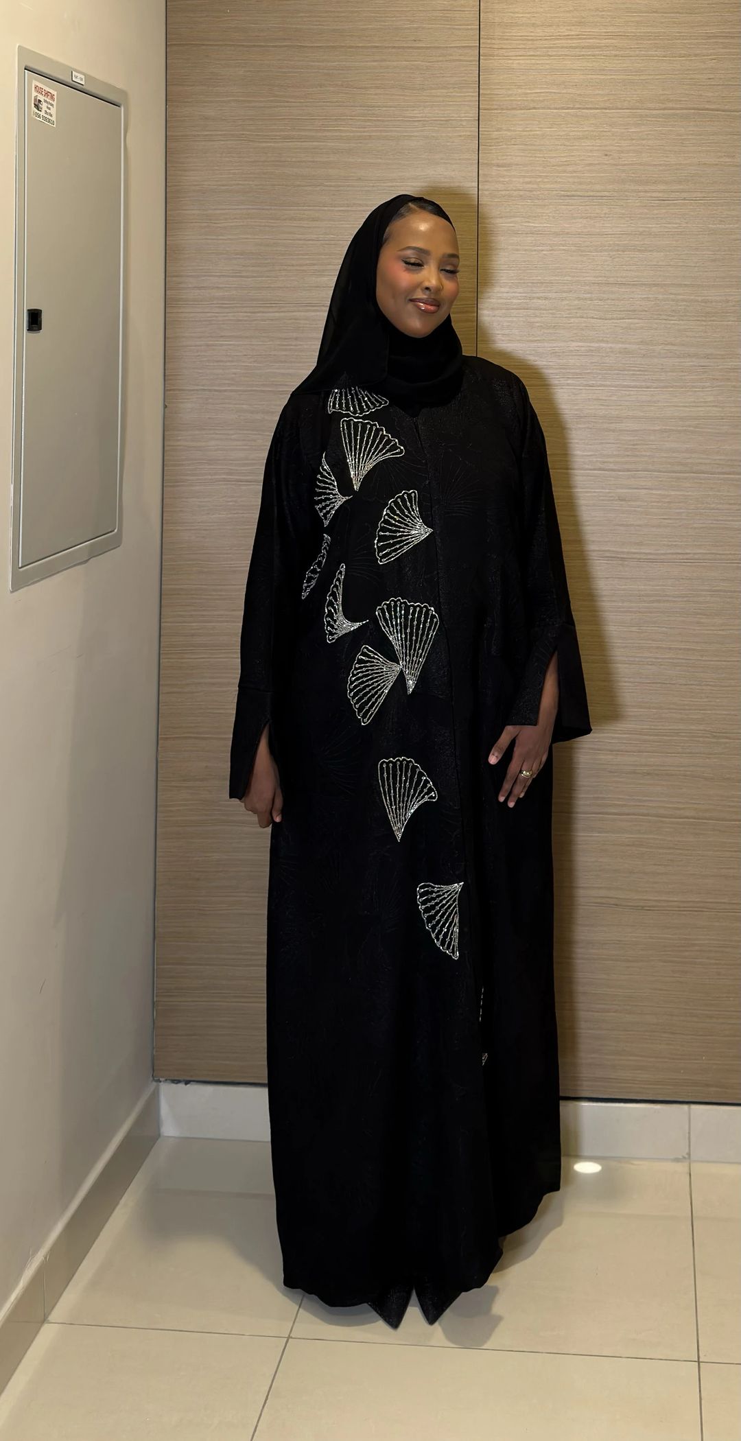 Eman  black Abaya - 3