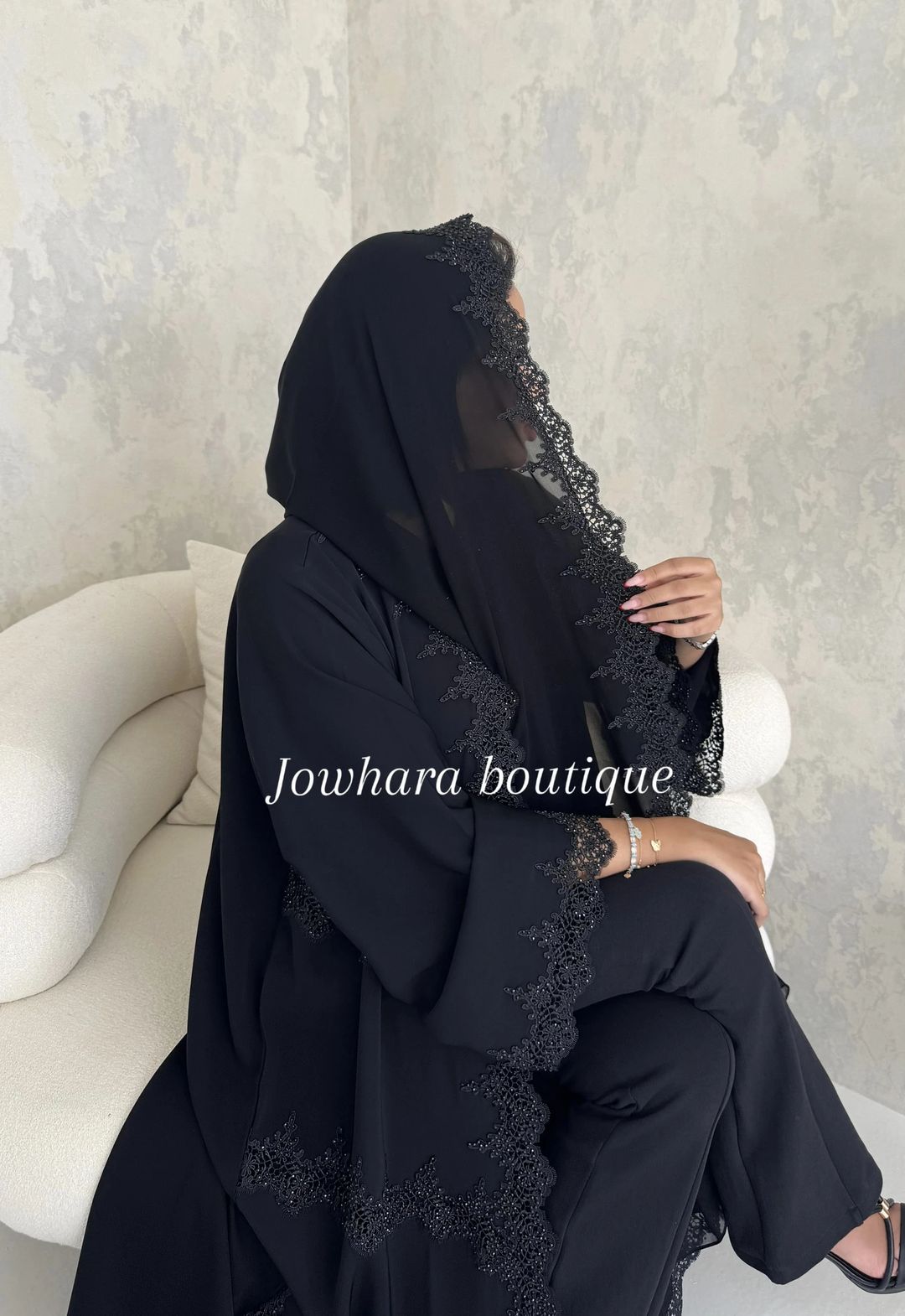 Eman abaya black - 1