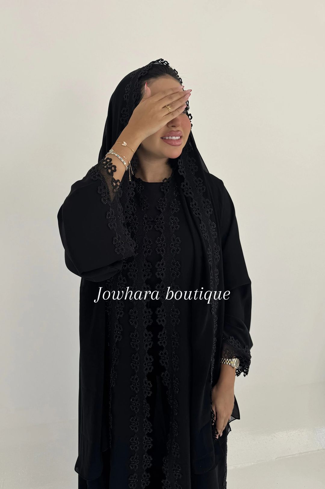 Aleena abaya black - 1
