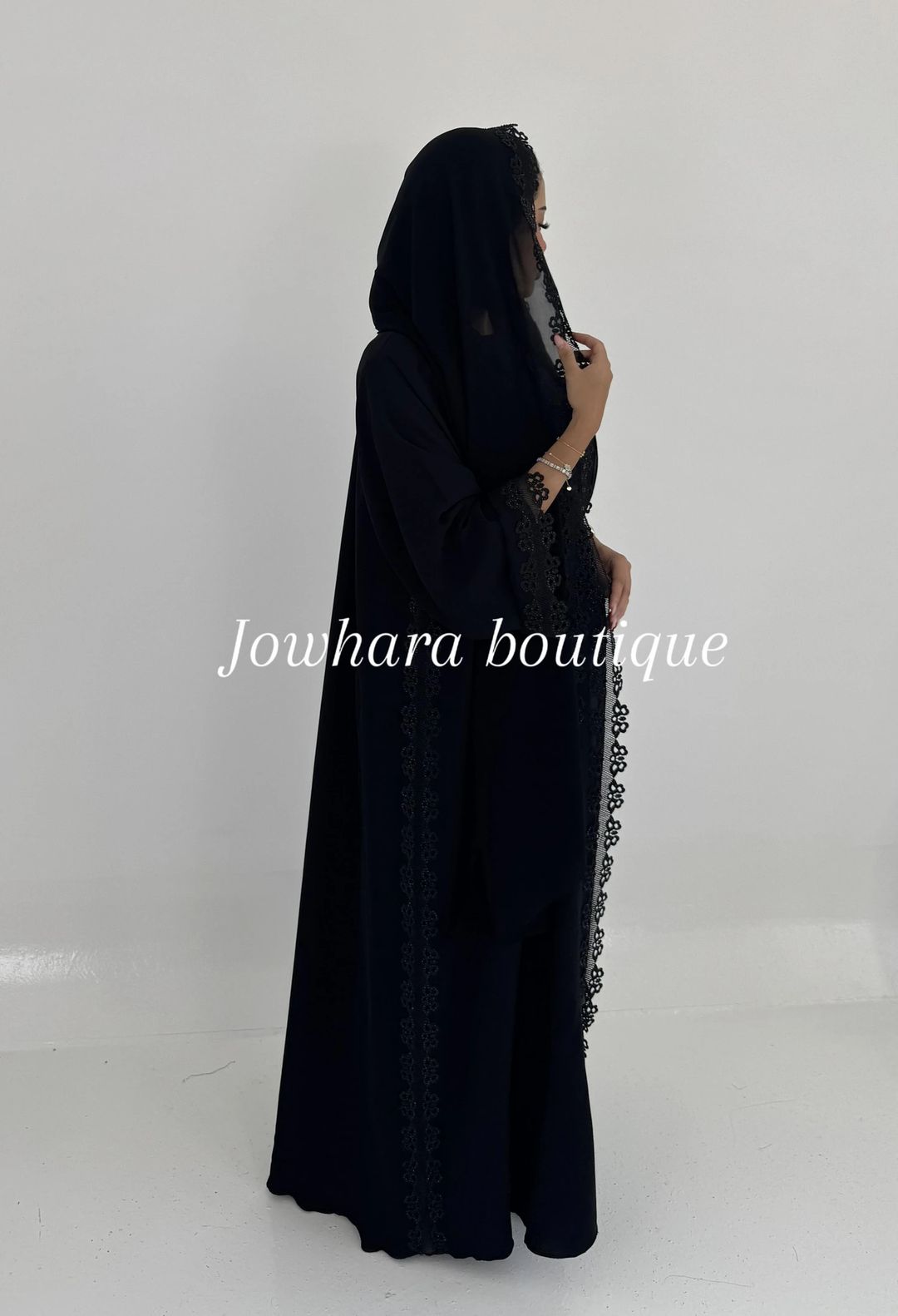 Aleena abaya black - 3