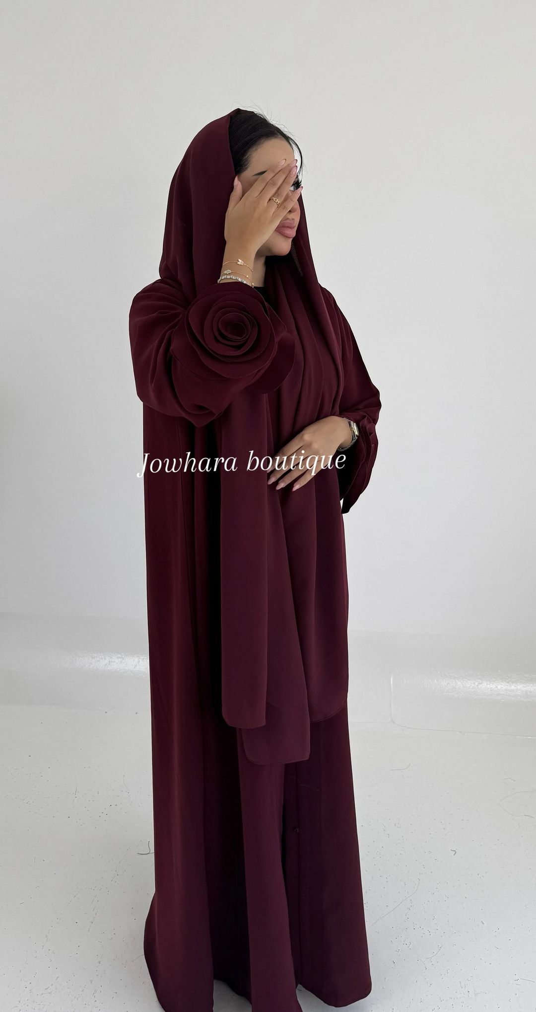 Ward Abaya maroon - 2