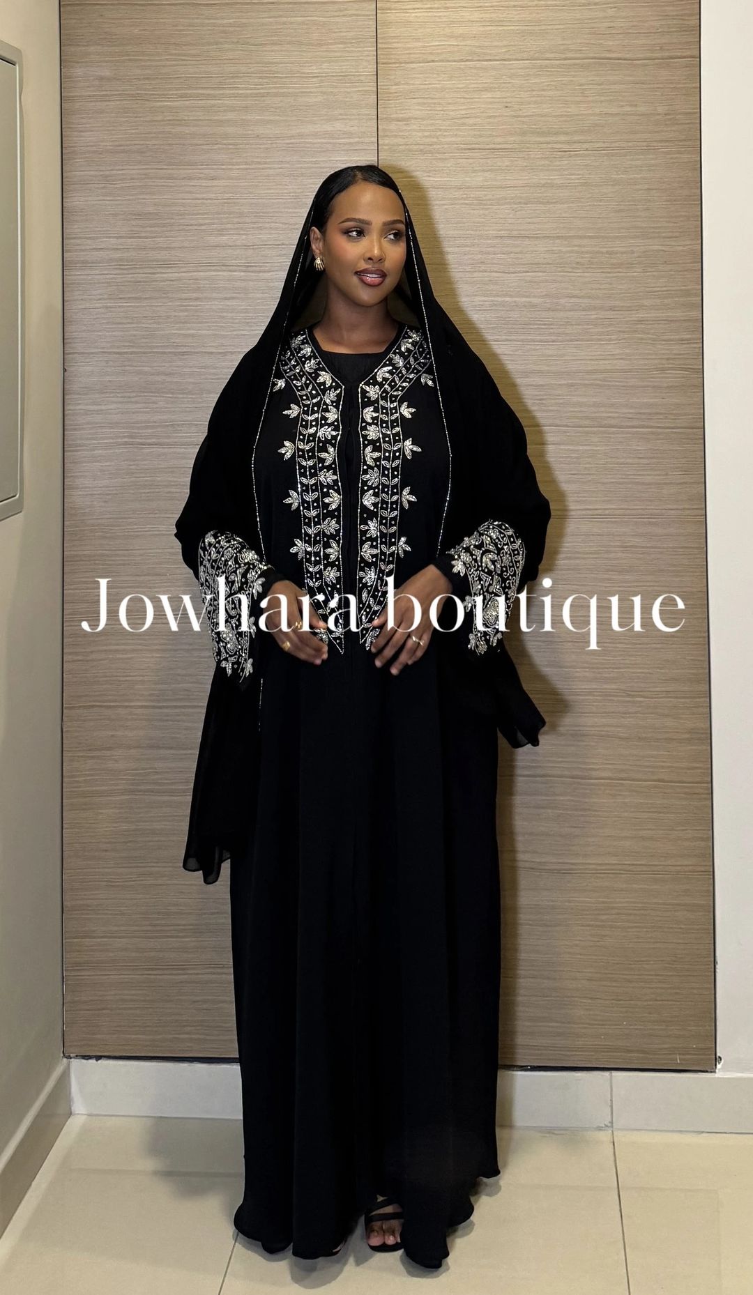 Aisha Abaya silver - 1