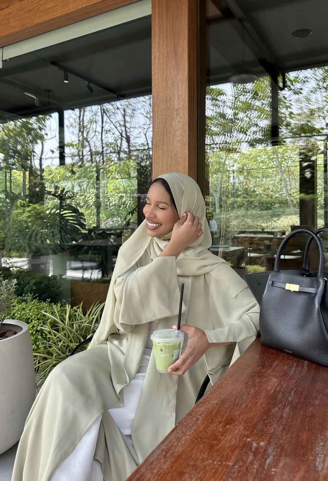 Suban Abaya color Matcha - 1