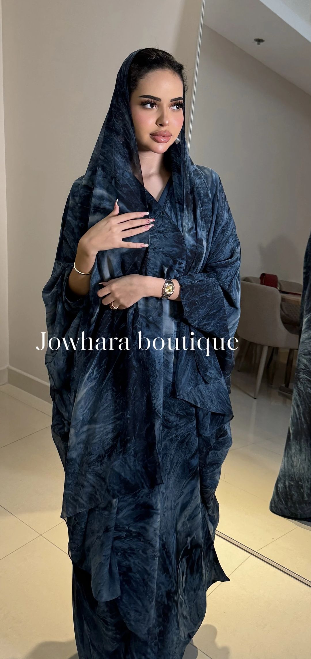 Mulki Abaya Blue - 4