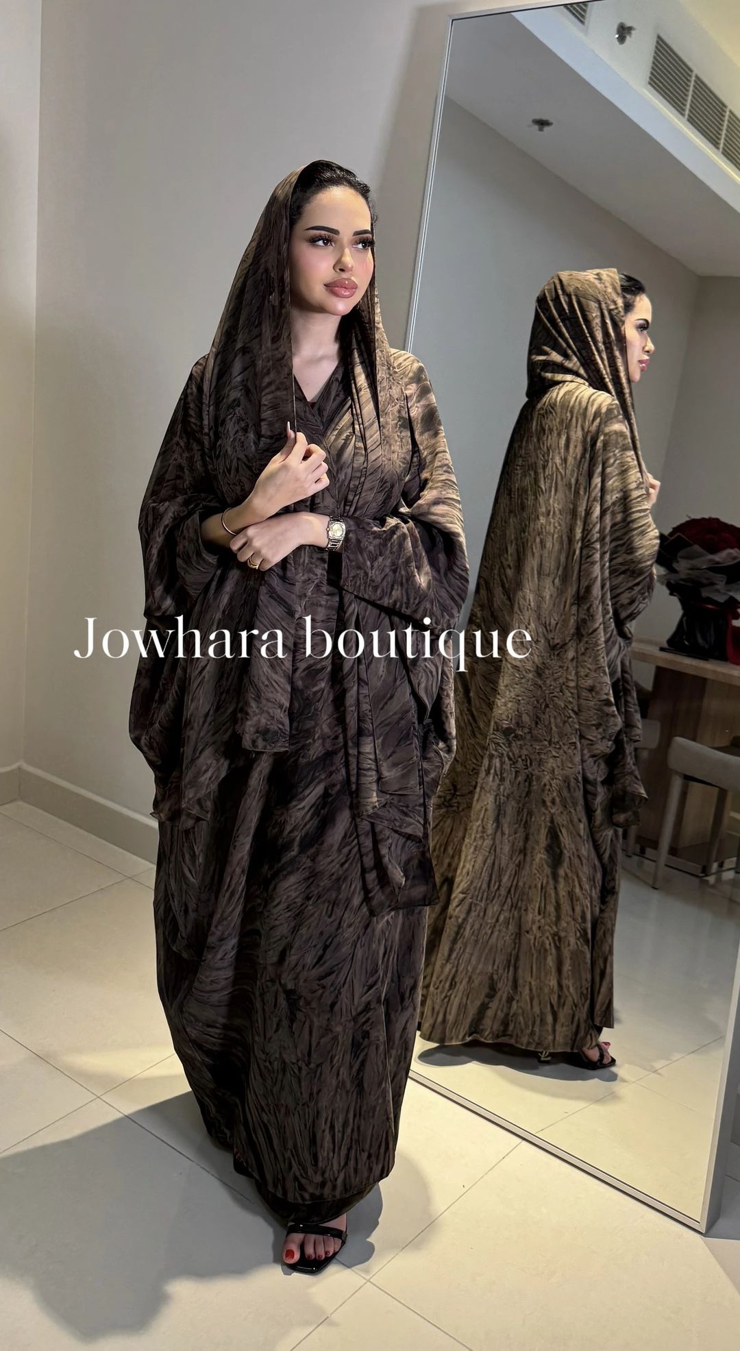 Mulki Abaya Chocolate - 2