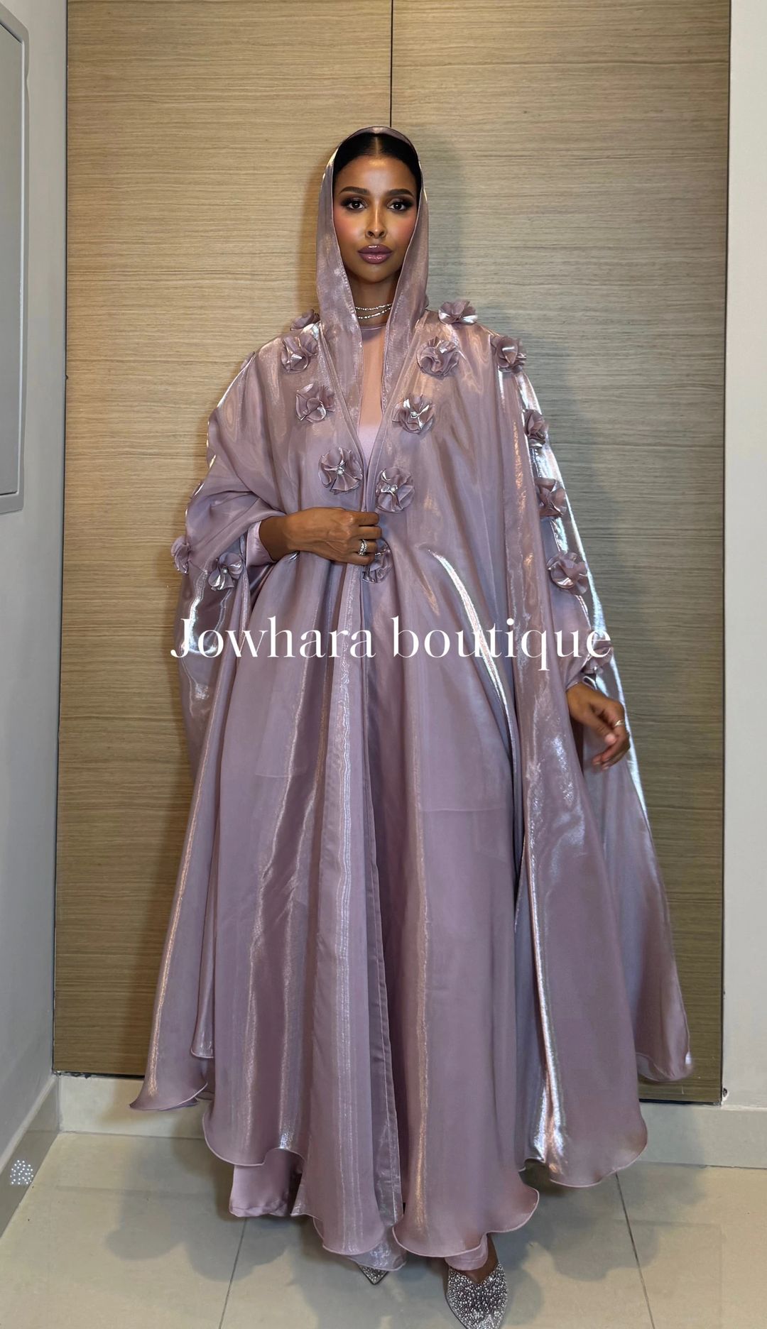 Ubax Abaya lilac - 3
