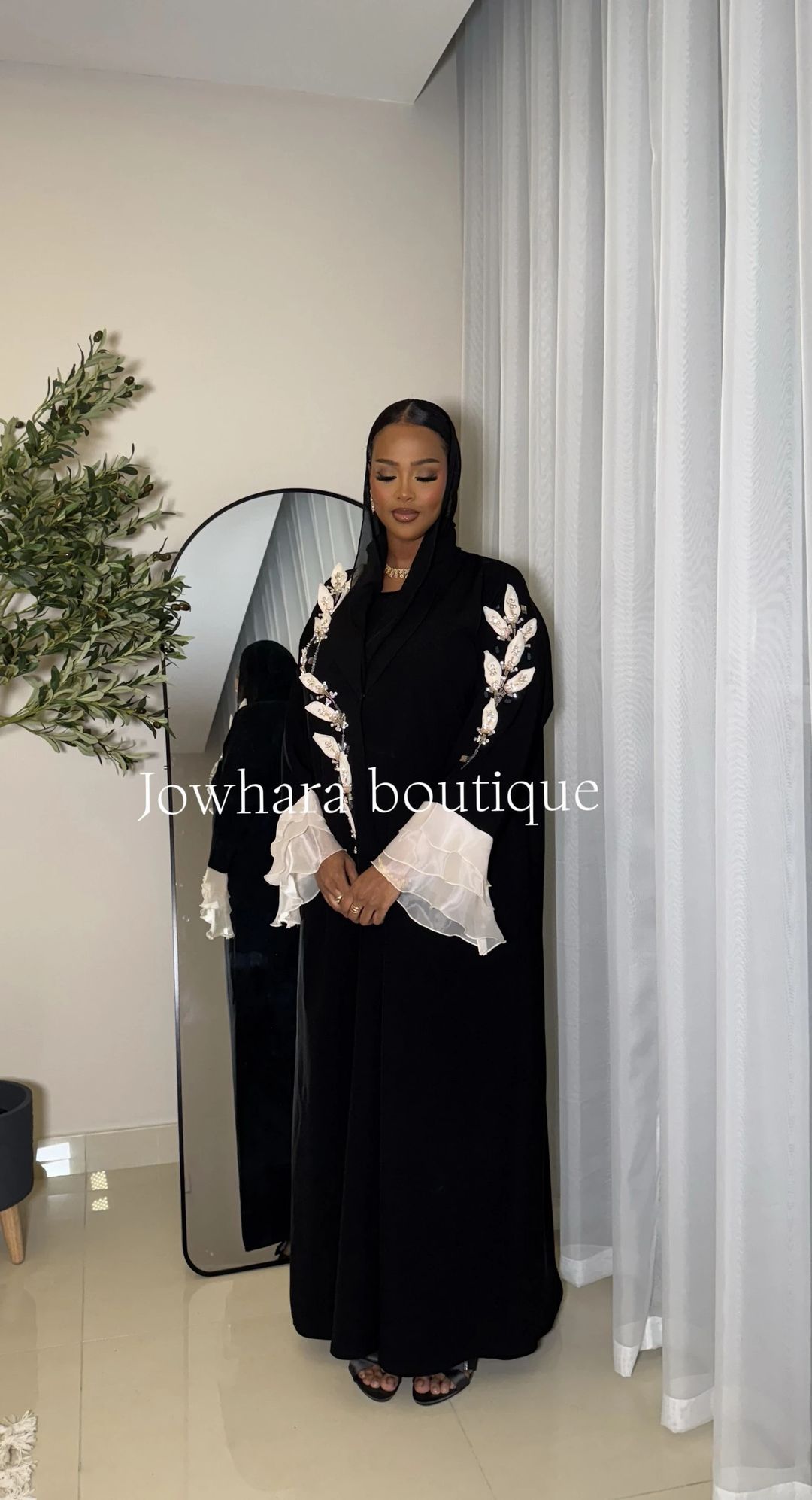 Randa Abaya Black - 4