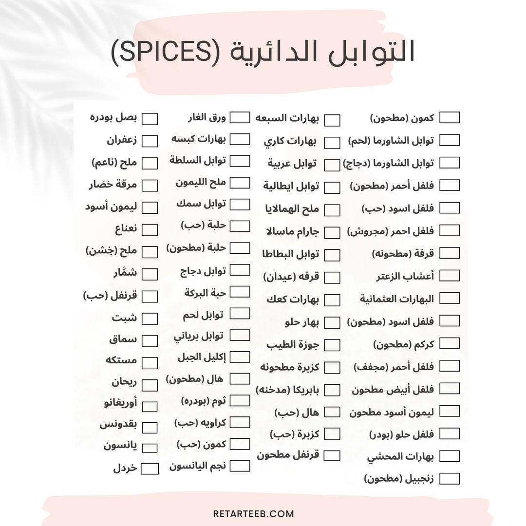 Round Spices Labels - 4