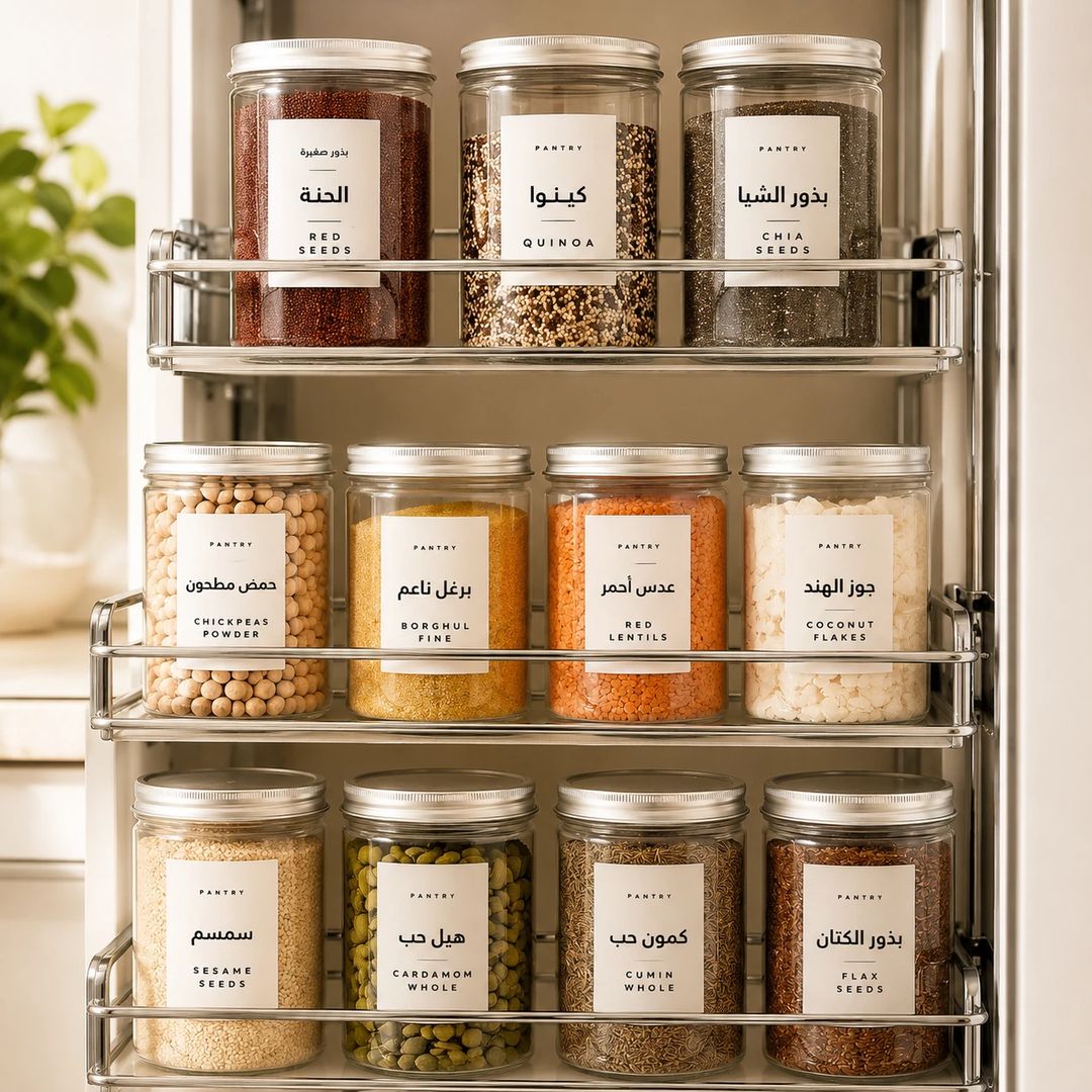 Pantry labels Promotional Set - 6